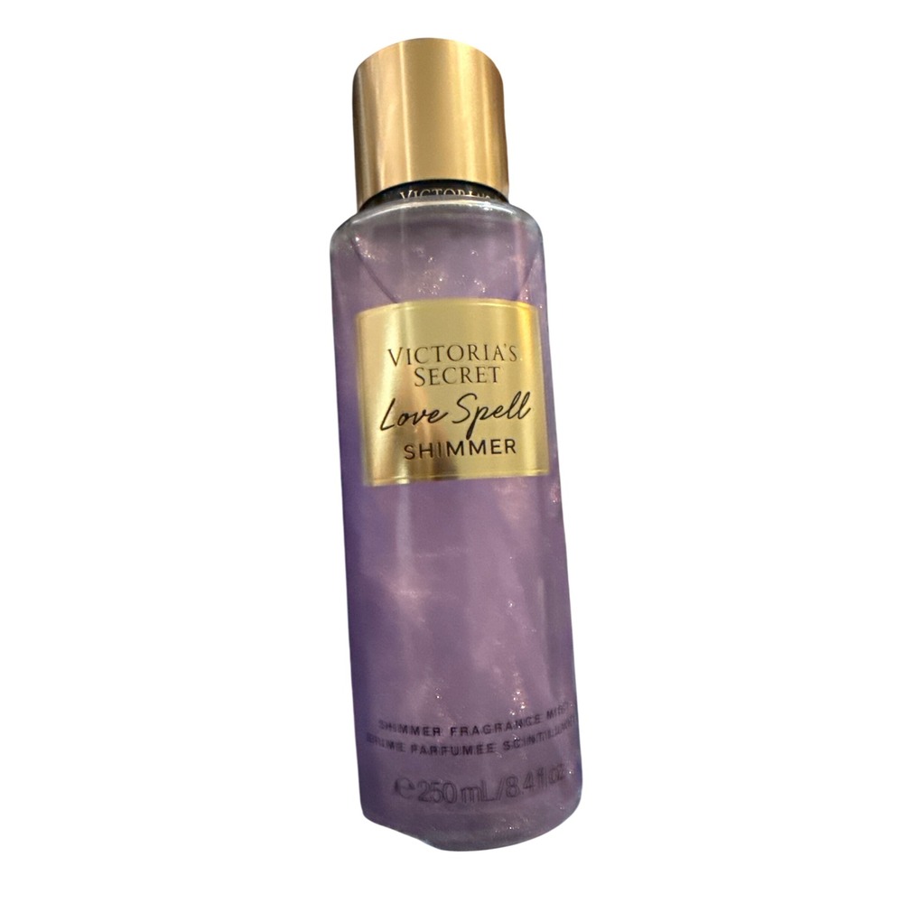 Victoria's Secret Love Spell Shimmer Fragrance Mist 8.4 oz Cherry Blossom Peach